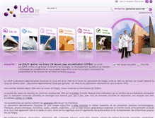 Tablet Screenshot of lda39.fr